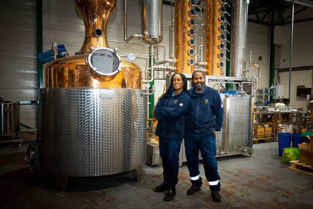 Picture: Jacine and Paul of Matugga Distillery