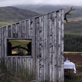 Picture: the bothy lunch hut