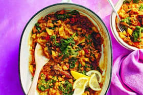 Aubergine Dhansak
