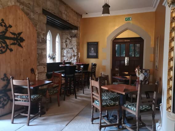 Inside the new look bar at Websters