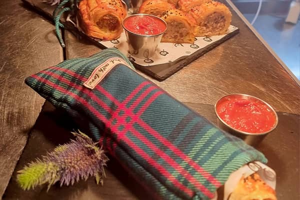 Scots cafe sausage roll