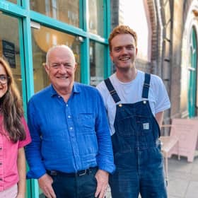 Rick-Stein, Lara Messer and Cameron Dixon of Bare Bones Chocolate