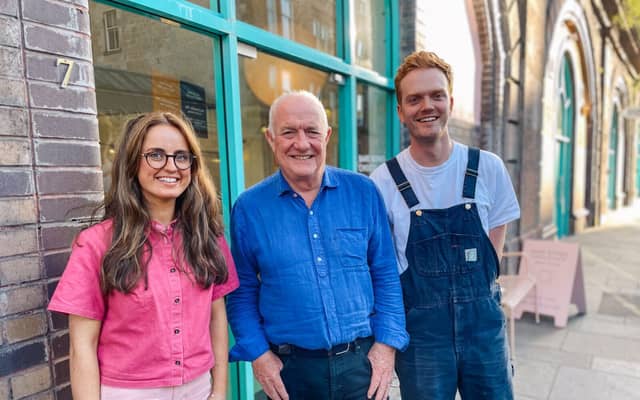 Rick-Stein, Lara Messer and Cameron Dixon of Bare Bones Chocolate