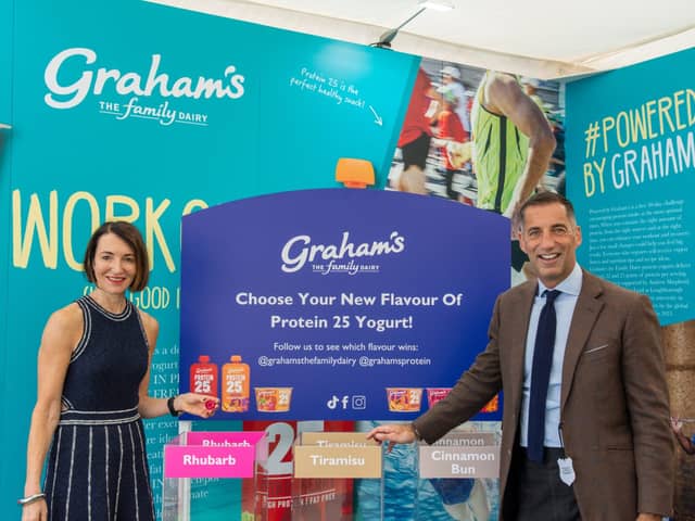 Carol and Robert Graham vote for their favourite new flavour