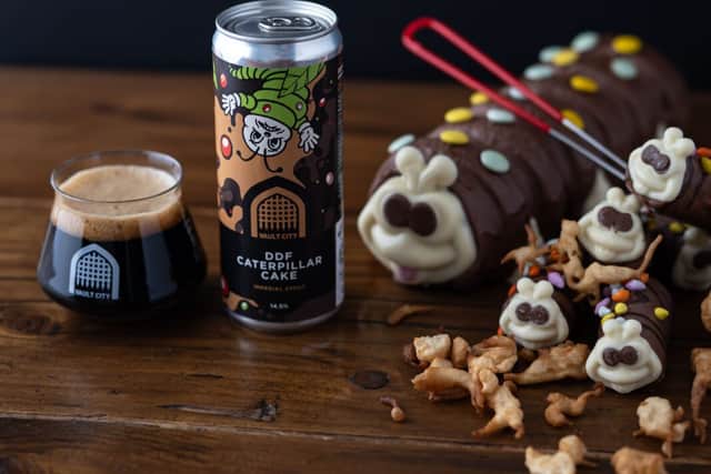 deep fried caterpillar cake beer