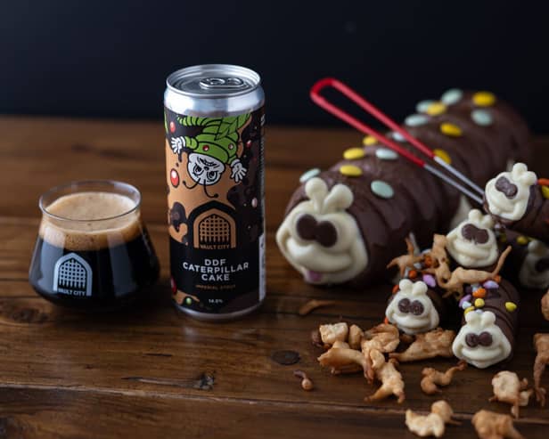 deep fried caterpillar cake beer