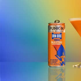 Irn Bru vodka martini