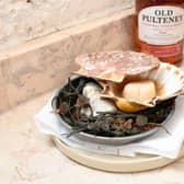 pair seafood and whisky