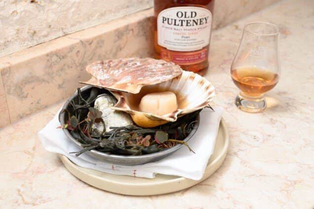 pair seafood and whisky