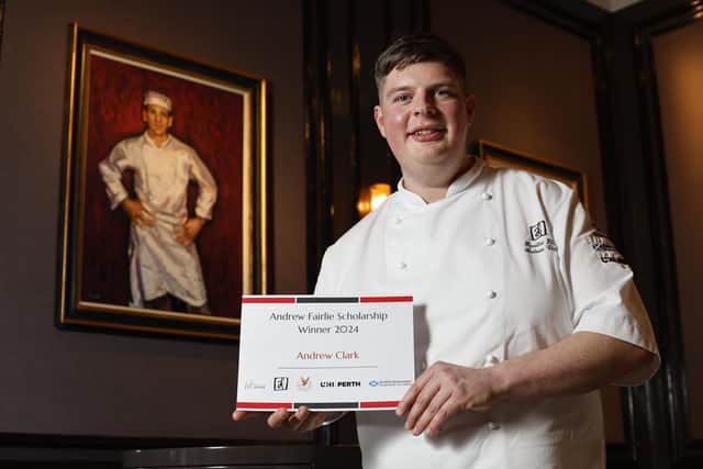 Andrew Fairlie scholarship winner 2024