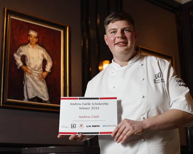 Andrew Fairlie scholarship winner 2024