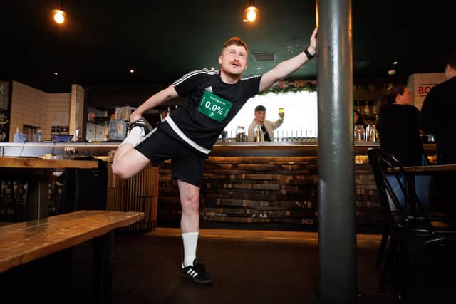 Pictured at Innis & Gunn Brewery Taproom on Ashton Lane, Glasgow is actor and keen runner Paul Dockery

See press release by Story Shop