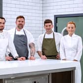 Left to Right Mark McCabe, David Millar, Calum Munro, Hannah Rose