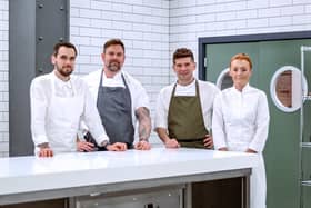 Left to Right Mark McCabe, David Millar, Calum Munro, Hannah Rose