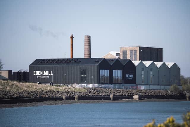 Golf Gin shoot in St Andrews for eden mill around the old course with foraging for botanicals on the old course along with the distilling process at the new eden mill distillery finished with a shot at the rusacks hotel room bar