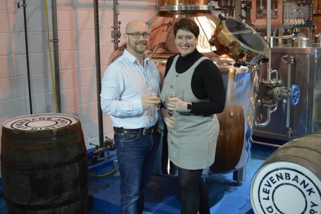 Levenbank whisky distillery