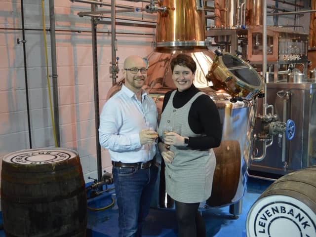 Levenbank whisky distillery