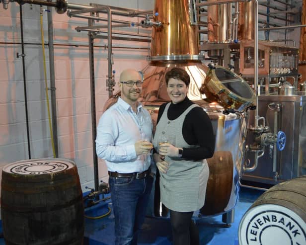 Levenbank whisky distillery