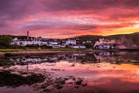 Jura sunset