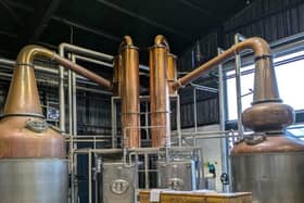 cow shed distillery Arbikie
