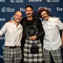 Iain McPherson and team at the awards in New Orleans