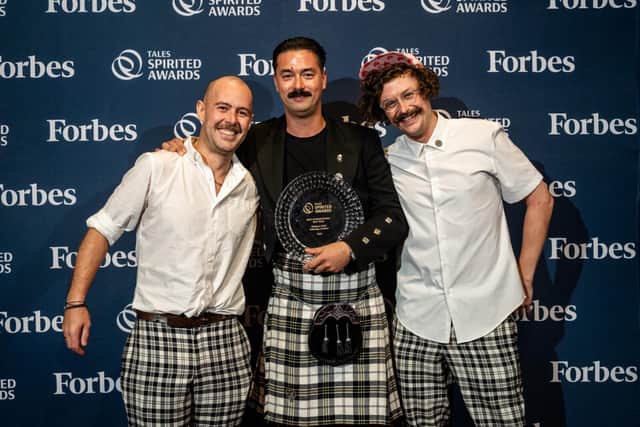 Iain McPherson and team at the awards in New Orleans