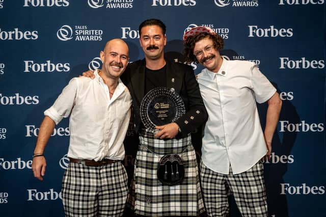Iain McPherson and team at the awards in New Orleans
