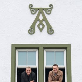 Russell Sage and Caspar MacRae in Ardbeg House