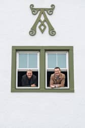 Russell Sage and Caspar MacRae in Ardbeg House