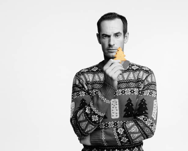 Andy Murray Walker's shortbread Christmas jumper