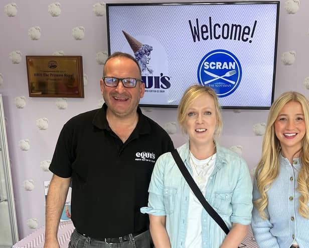 Scran podcast at Equis ice cream factory in Rutherglen