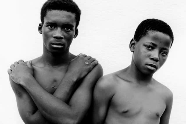 Thembinkosi Tshabe & Mxolisa Goboza by Jillian Edelstein, part of the Truth and Lies series