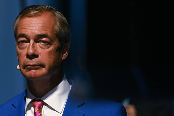 Nigel Farage, pictured on the second day of his party's conference, has been having a difficult time of late (Picture: Oli Scarff)