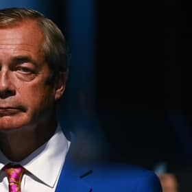 Nigel Farage, pictured on the second day of his party's conference, has been having a difficult time of late (Picture: Oli Scarff)