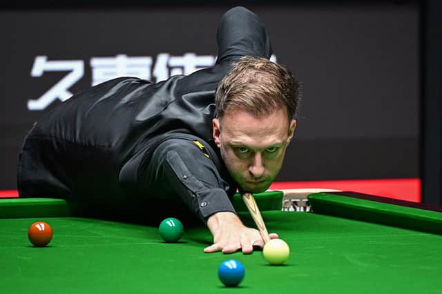 Judd Trump is in first round action today.