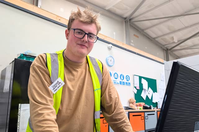 Connor Glancey experienced depressive periods during his efforts to find work but now has a job with Cyrenians