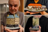 Keith Crawley has made 50 miniature models of Edinburgh’s pubs 