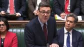 Andy Burnham during PMQs