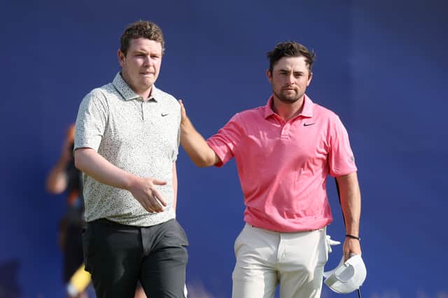 Bob  MacIntyre and Alex Fitzpatrick, pictured after playing together in The 154th Open at Royal Birkdale, will be part of Ryder Cup Europe’s get-together at Adare Manor 