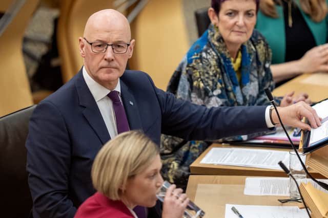 First Minister John Swinney