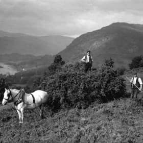 Many farm workers used to live in tied cottages linked to their jobs and owned by their employers (Picture: Walmsley Brothers/Hulton Archive)