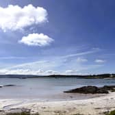 The Isle of Gigha on the west coast of the Kintyre peninsula 