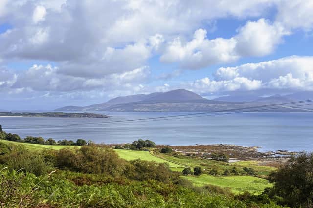 Views over Arran from the Kintyre peninsula