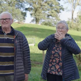 Mary and John Dickson find out they have won Omaze's £4M Cornwall coastal home.
