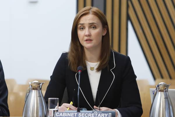 Mairi McAllan gives evidence to Holyrood committee