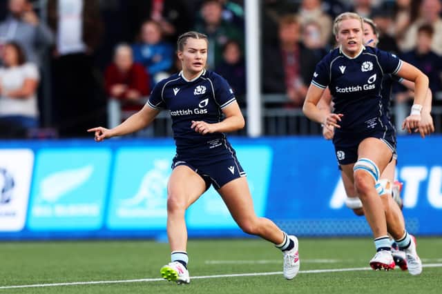 Ceitidh Ainsworth came off the bench to win her first Scotland cap during the WXV Global Series defeat by Canada.