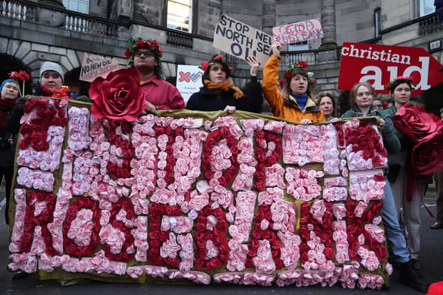 Climate campaigners are calling on Andy Burnham to continue Labour's vow to end oi land gas licences