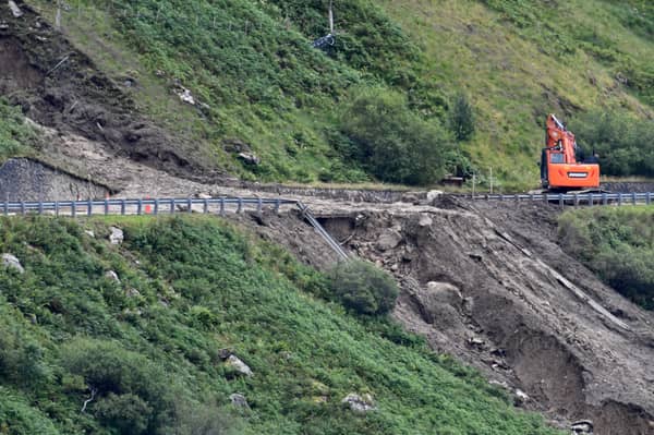 Investors must take numerous factors into consideration, such as the risk of roads like the A83 Rest and Be Thankful being blocked by landslides (Picture: Jeff J Mitchell)