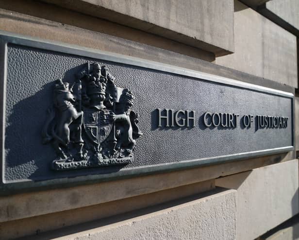 Edinburgh High Court sign
