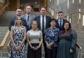 Survivors of domestic abuse and the families of those who have suffered at the hands of violent partners met with First Minister John Swinney and Scottish Conservative leader Russell Findlay at the Scottish Parliament.